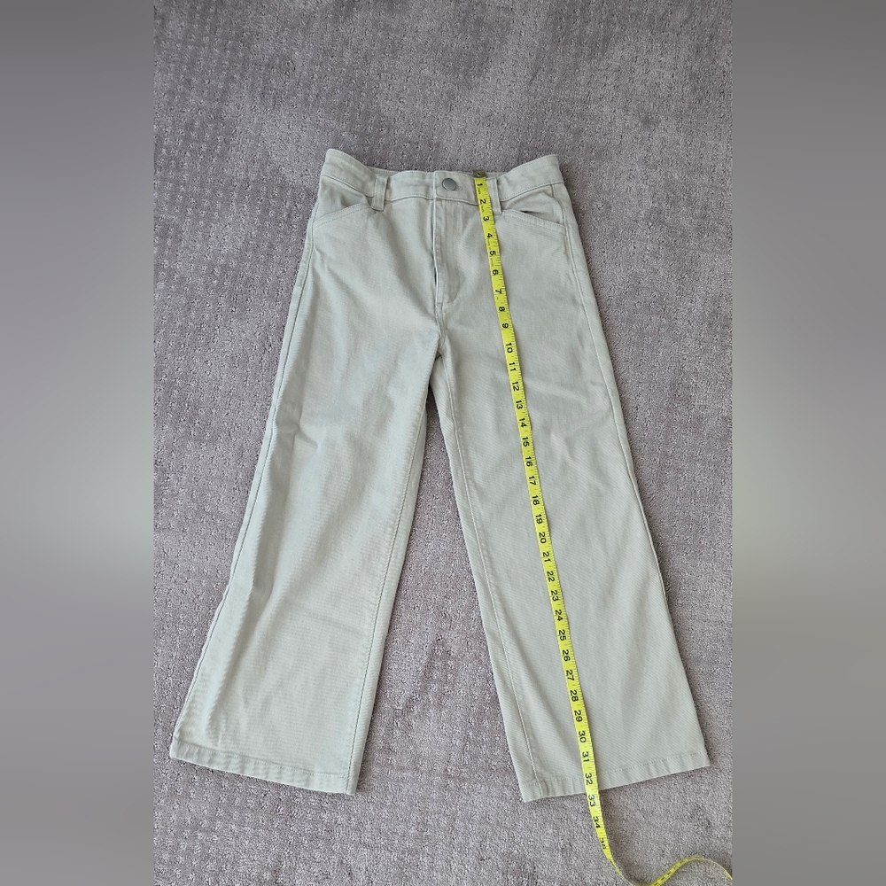 Nordstrom Girls Size 12 Wide Leg Tan Jeans